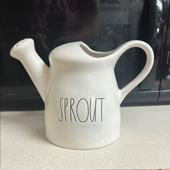 Rae Dunn White 'Sprout' Watering Can - Picture 1 of 1